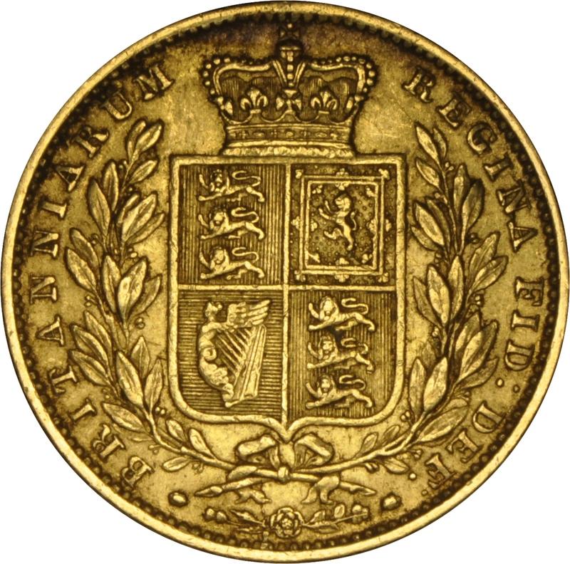 1855 Sterlina - Vittoria Giovane - Stemma Coronato - Londra