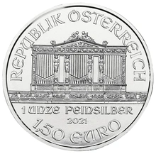 2021 Philharmonic Austriaca d'argento 1oz
