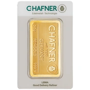 C. Hafner Lingotto d'Oro 50 Grammi