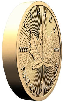 2026 MapleGram 25 monete d'oro da 1 g