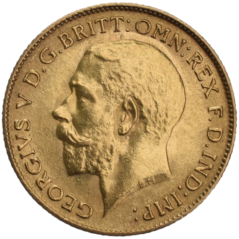 1918 Mezza Sterlina - Giorgio V - P