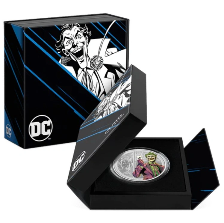 Moneta d'Argento Proof 1oz 2023 - Il Joker - I cattivi della DC