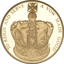 2013 - Quintupla Sterlina Proof - 60th Anniversario Coronazione della Regina