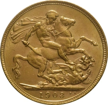 1903 Sterlina - Edoardo VII - Londra