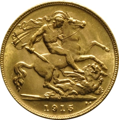 1915 Mezza Sterlina - Giorgio V - M