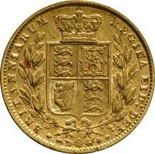1859 Sterlina - Vittoria Giovane - Stemma Coronato - Londra