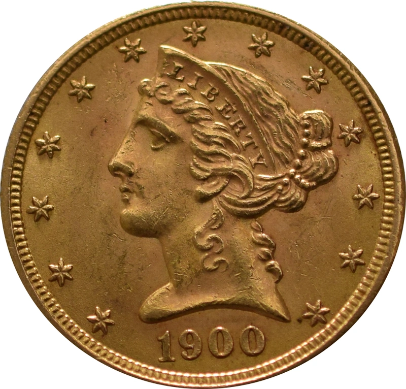 Eagle Americana Due Aquile $5 Liberty Head d'Oro