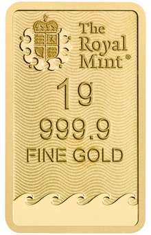Lingottino d'oro Britannia 1g