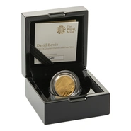 2020 Moneta d'oro Music Legends 'David Bowie' 1/4oz - Proof in cofanetto