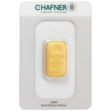 C. Hafner Lingotto d'Oro 250 Grammi