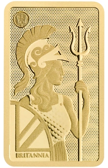 Lingottino d'oro Britannia 1g