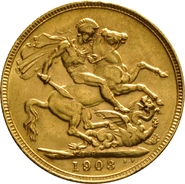 1903 Sterlina - Edoardo VII - P