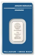 Argor-Heraeus Lingottino di Palladio 10g