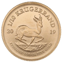2019 Krugerrand d'Oro 1/10oz