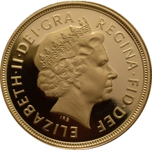 2005 Proof Sterlina d'Oro - Cofanetto