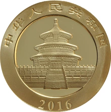 Panda Cinese 15g d'Oro - 2016