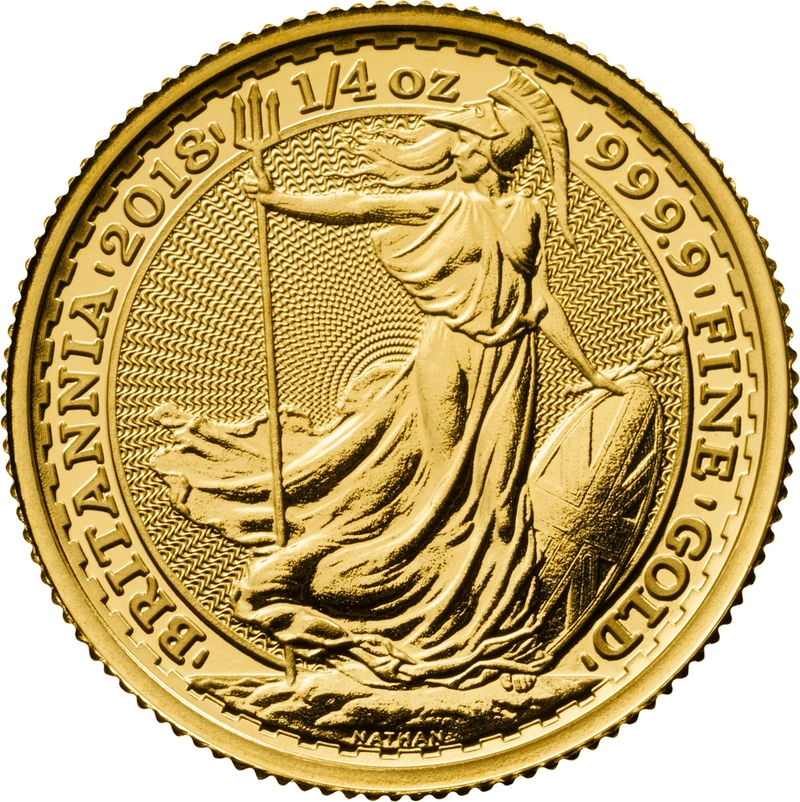 2018 Britannia 1/4 d'oncia