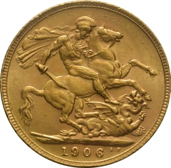 1906 Sterlina - Edoardo VII - Londra