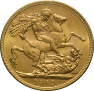 1912 Sterlina d'Oro Giorgio V - M