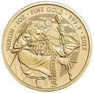 Moneta d'oro 2023 Merlino Miti & Leggende