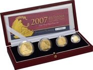 2007 Proof Britannia d'Oro - Cofanetto da 4 Monete