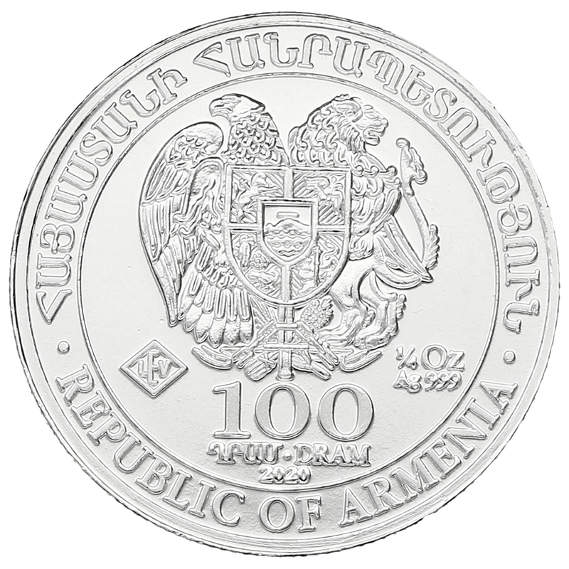 1/4 oz Arca di Noè d'Argento 2020