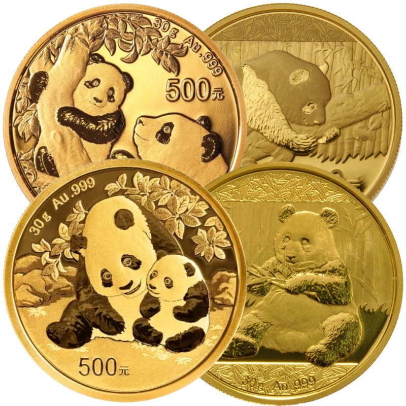 Moneta d'oro da 30 g del Panda cinese Miglior valore