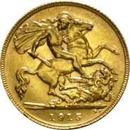 1915 Mezza Sterlina - Giorgio V - P