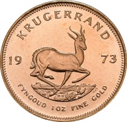 1973 1oz Krugerrand d'Oro