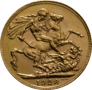 1928 Sterlina d'Oro Giorgio V - SA