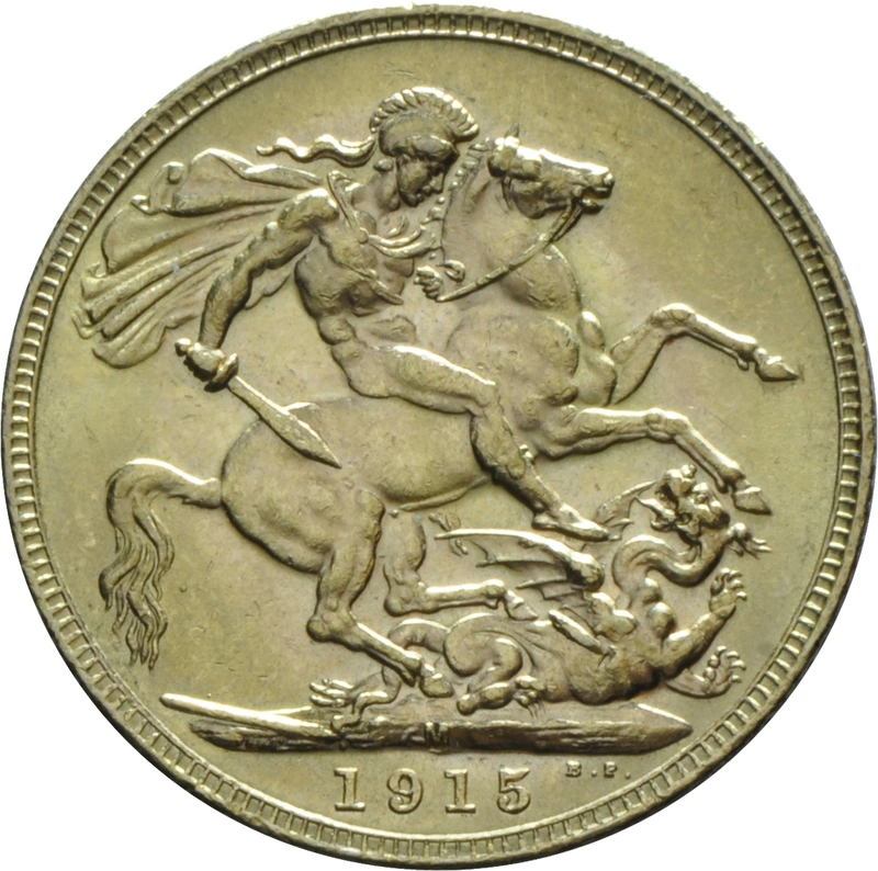 1915 Sterlina d'Oro - Re Giorgio V - M