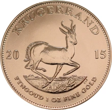 2015 1oz Krugerrand d'Oro