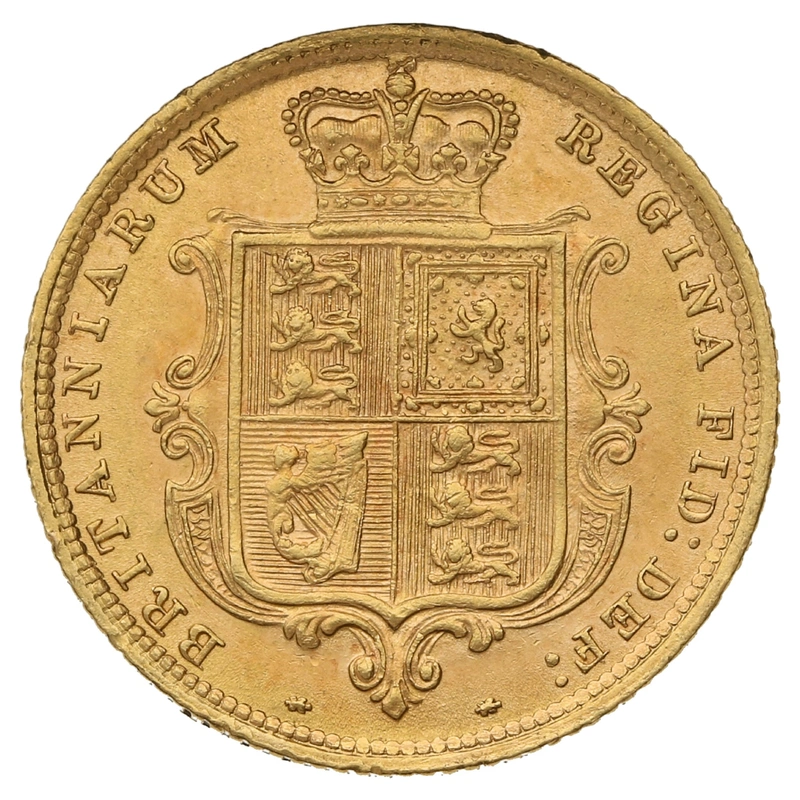 1885 Mezza Sterlina - Vittoria Giovane - Stemma Coronato - Londra
