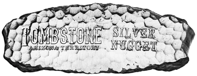 Pepita d'argento da 10 once Scottsdale Tombstone Bar