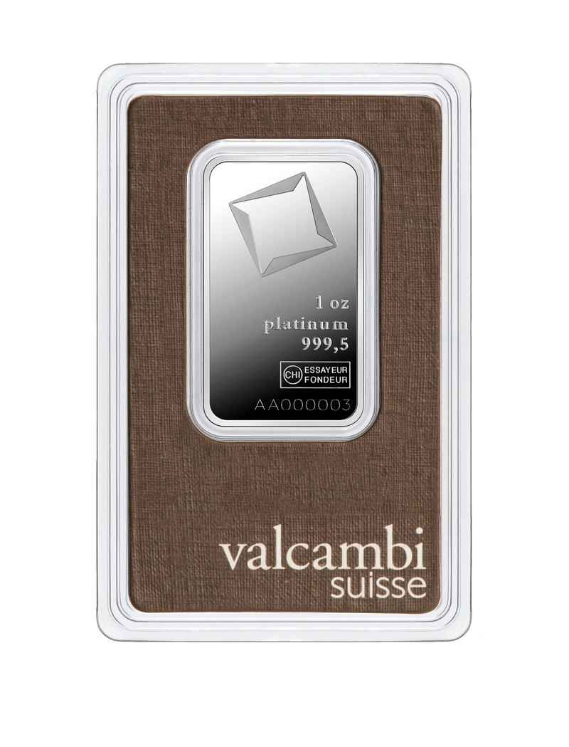 Valcambi Lingottino di Platino 1oz