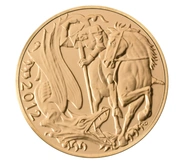 2012 Sterlina d'Oro Giubileo Diamante