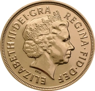 Sterlina d'Oro Quarto Ritratto 1998 - 2015