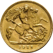 1925 Mezza Sterlina - Giorgio V - SA