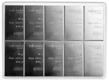 10 x 10g Combibar d'Argento
