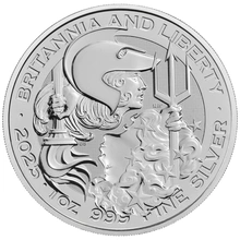 2025 Britannia & Liberty - Moneta d'argento da 1oz