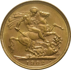 1902 Sterlina - Edoardo VII - P