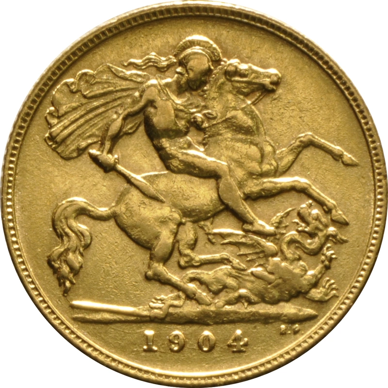 1904 Mezza Sterlina - Edoardo VII - Londra