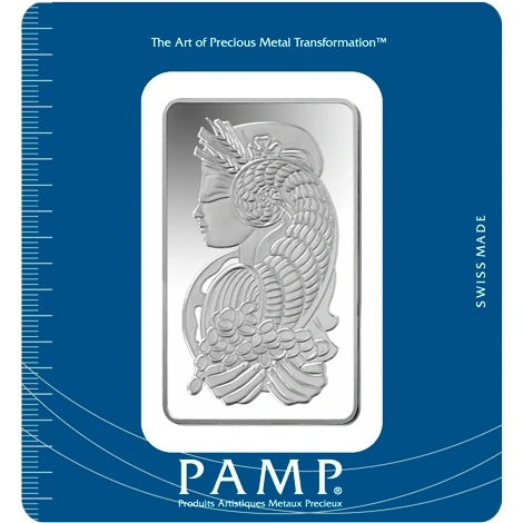 PAMP 100g Lingotto d'Argento
