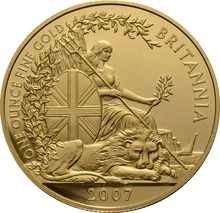 2007 Proof Britannia d'Oro - Cofanetto da 4 Monete