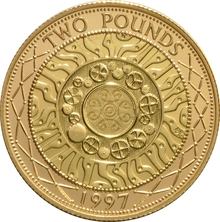 1997 Proof Sterline d'Oro - Cofanetto da 4 Monete