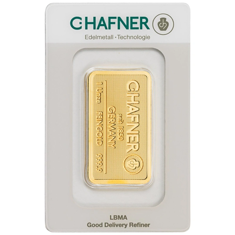 C. Hafner Lingotto d'Oro 1oz