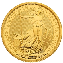 2023 Britannia d'Oro Regina Elisabetta 1/4oz