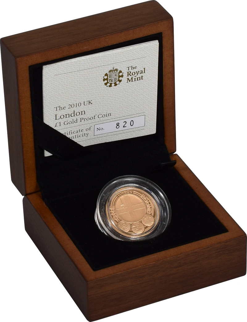 2010 Proof £1 d'Oro - Valuta UK - Londra