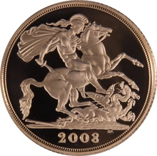 2008 Proof Sterline d'Oro - Cofanetto da 4 Monete
