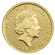 Centicora (o Aele) di Beaufort d'Oro ¼ oz - Queen's Beast